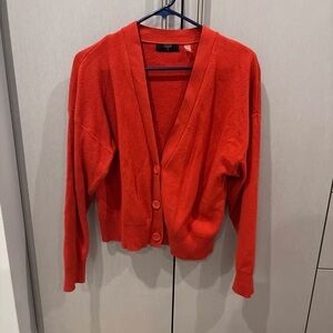 Tahari Vibrant Red Women's Cardigan